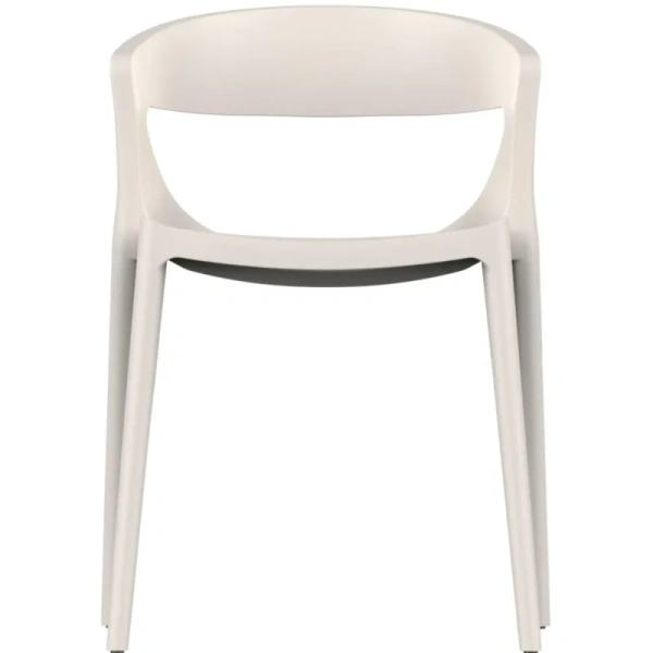 Стул обеденный Evok светло-бежевый (пластик)