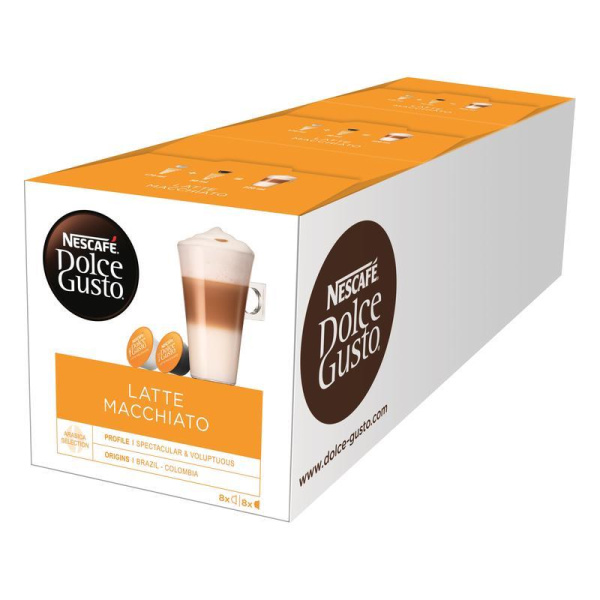Капсулы для кофемашин Nescafe Dolce Gusto Латте (16 штук в упаковке)