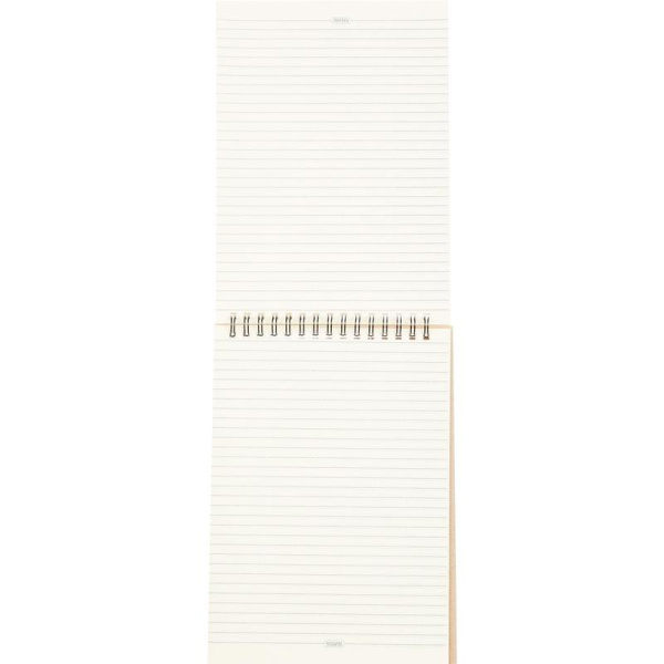 Блокнот Kroyter Арт А5 48 листов разноцветный в линейку на спирали  (145х206 мм)