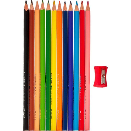 Карандаши цветные Maped, 12 цветов Карандаши цветные Maped, 12 цветов