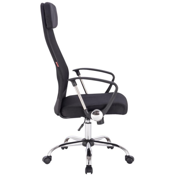 Кресло для руководителя Easy Chair 589 TC черное (сетка/ткань, металл)