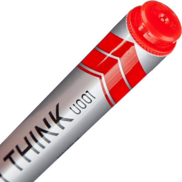 Маркер для белых досок Deli Think красный (толщина линии 2 мм) круглый  наконечник