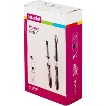 Роллер Attache Direct черный (толщина линии 0.3 мм)