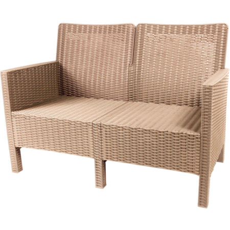 Диван двухместный TDT (капучино, 1140х590х800 мм)