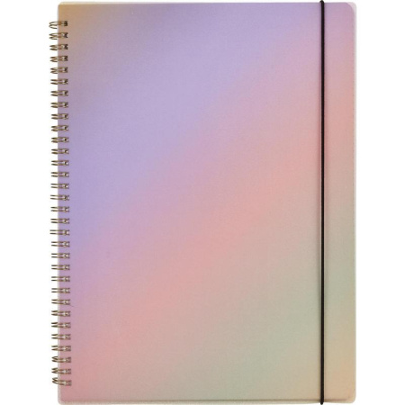Бизнес-тетрадь Attache Selection Rainbow A4 80 листов разноцветная в  клетку на спирали (218х294 мм)