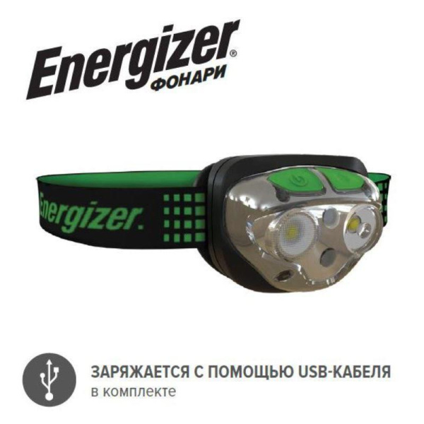 Фонарь налобный Energizer Rechargeable Headlight