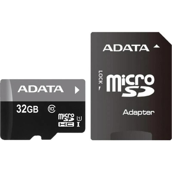 Карта памяти 32 ГБ microSDHC A-DATA AUSDH32GUICL10-RA1 UHS-I U1