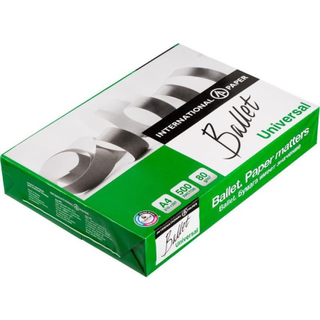 Бумага для офисной техники Ballet Universal (A4, марка C, 80 г/кв.м, 500 листов)