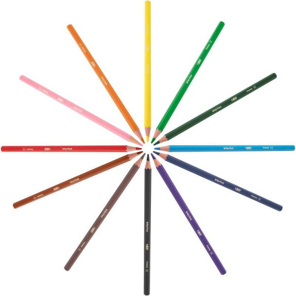 Карандаши цветные BIC Evolution, 12 цветов