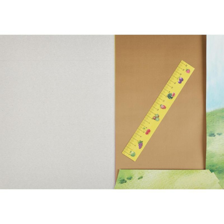 Бумага цветная Лилия Холдинг Страна чудес Приключение в саду (А4, 14 листов, 14 цветов, мелованная)