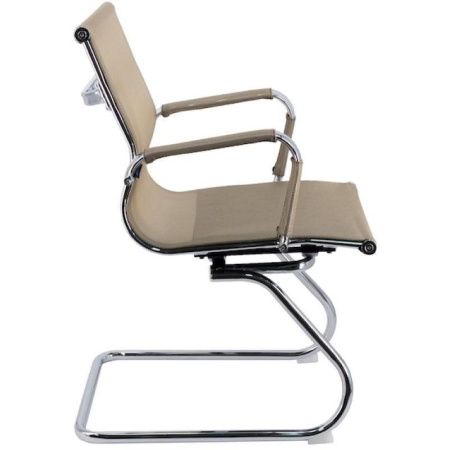Конференц-кресло Everprof Opera CF бежевое (сетка, металл)