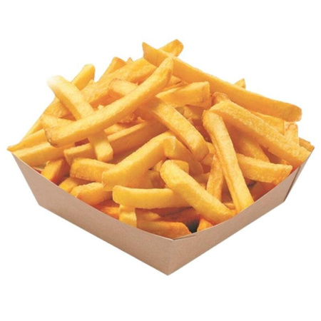 Лоток для картофеля фри OSQ Group Tray 550 110х110х42 мм крафт (480 штук  в упаковке)