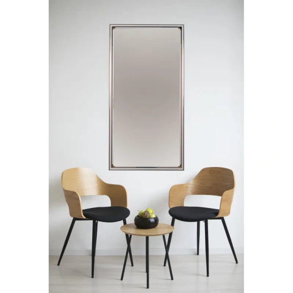 Зеркало настенное 121Б (белая косичка, 600x1200 мм, прямоугольное)