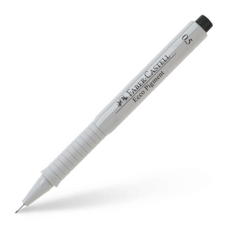 Ручка капиллярная Faber-Castell Ecco Pigment черная толщина 0.5 мм Ручка капиллярная Faber-Castell Ecco Pigment черная толщина 0.5 мм