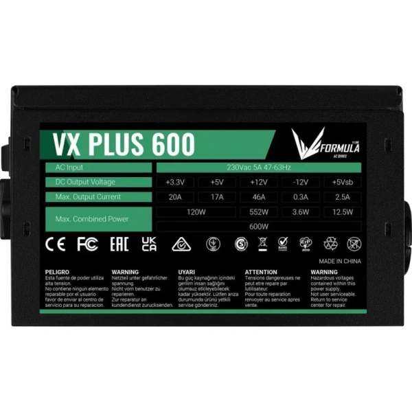 Блок питания Formula VX PLUS Formula 600 Вт