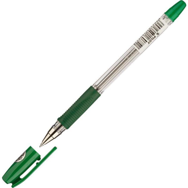 Ручка шариковая Pilot BPS-GP-F зеленая (толщина линии 0.32 мм)