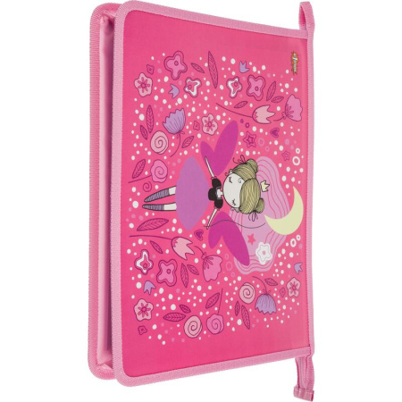 Папка для тетрадей № 1School Фея А4 на молнии