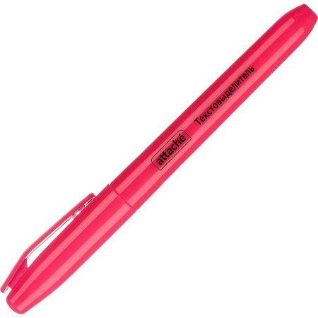 Набор текстовыделителей Attache (толщина линии 1-3.9 мм, 4 цвета: желтый, зеленый, оранжевый, розовый)