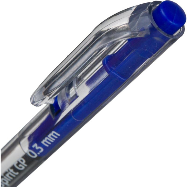Ручка шариковая автоматическая Attache Spirit GP синяя (толщина линии  0.3 мм)