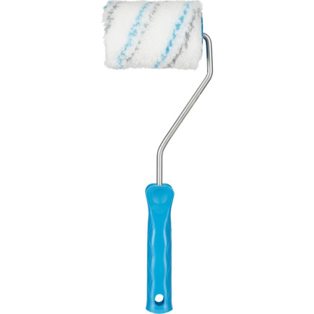 Валик малярный с ручкой TOPFORT Blue 90 мм полиамид ворс 12 мм