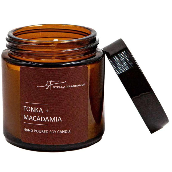 Свеча ароматическая ST Tonka Macadamia (6x6 см)