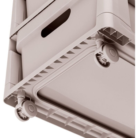 Комод на колесах Econova Luxe (светло-бежевый, 300х385х690 мм)