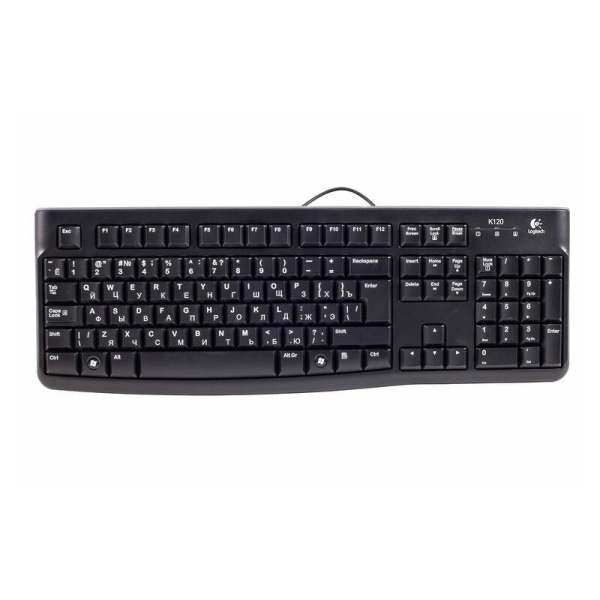 Комплект проводной клавиатура и мышь Logitech Classic Desktop MK120  (920-002562./920-002561)
