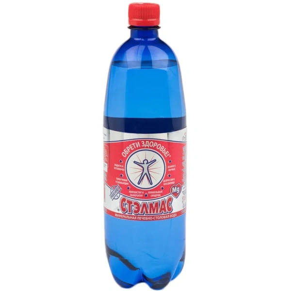 Вода минеральная Стэлмас лечебно-столовая газированная 1 л