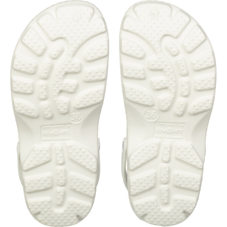 Сабо женские Evart Ола ЭВА белые размер 41 с ремешком