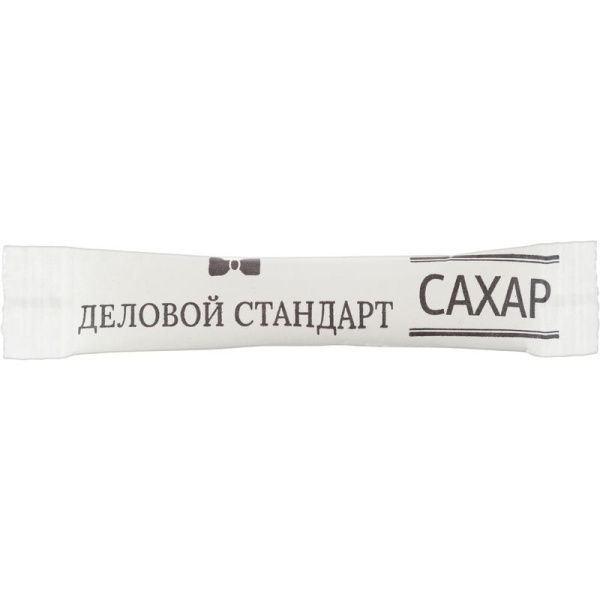 Сахар порционный Деловой стандарт в стиках по 5 г (2000 штук в упаковке)