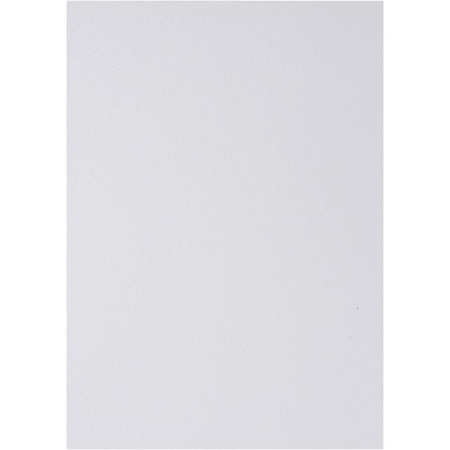 Обложки для переплета картонные ProMega Office белые, кожа, А4, 230г/м2, 100 шт/уп