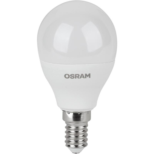 Лампа светодиодная Osram 10 Вт Е14 (Р, 3000 К, 800 Лм, 220 В,  4058075579712)