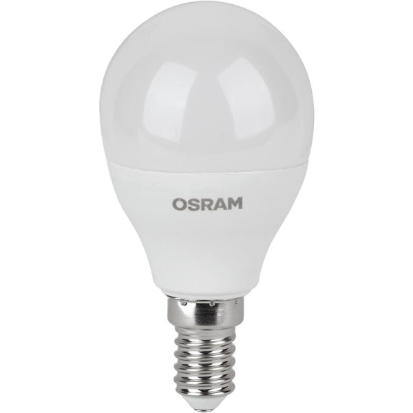 Лампа светодиодная Osram 7 Вт Е14 (Р, 3000 К, 560 Лм, 220 В,  4058075579620)