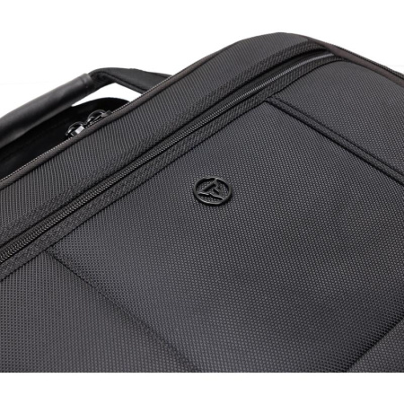 Портфель Torber Voyage черный из нейлона