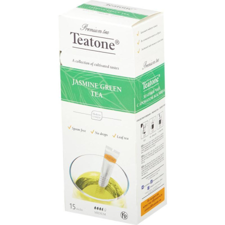 Чай Teatone Jasmine зеленый с жасмином 15 стиков