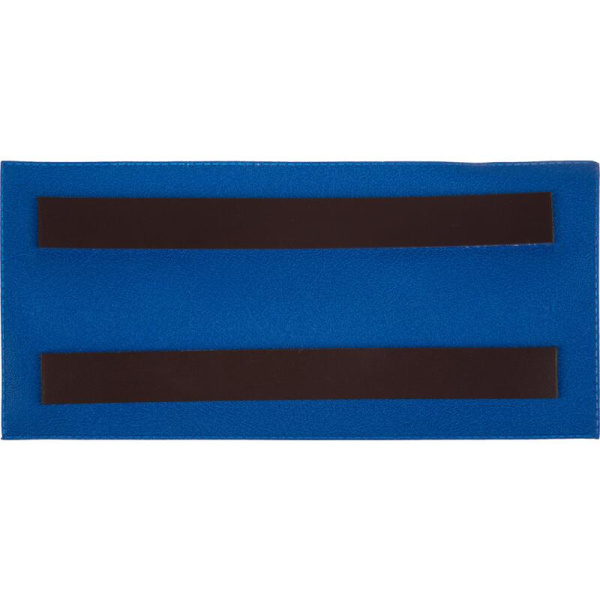 Карман для маркировки магнитный горизонтальный синий 150 x 67 мм (10  штук в упаковке)
