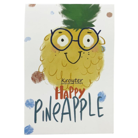 Блокнот Kroyter Друзья А6 48 листов в клетку на скобе (00090)