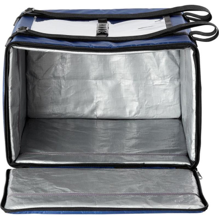 Термосумка для пиццы нейлон синяя 45x45x30 см