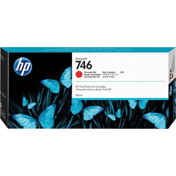 Картридж струйный HP 746 P2V81A красный оригинальный