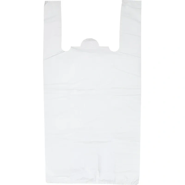 Пакет-майка Артпласт ПНД 17 мкм белый (30+16x60 см, 100 штук в упаковке)