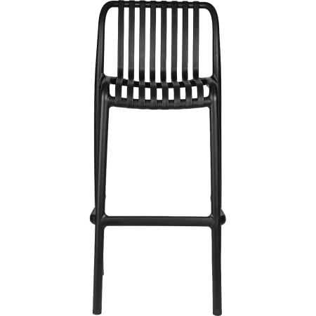 Стул барный Dobrin Chloe bar чёрный (пластик/пластик)