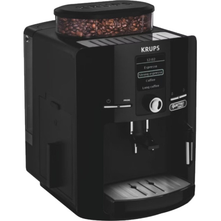 Кофемашина с капучинатором Krups EA82F010 чёрная