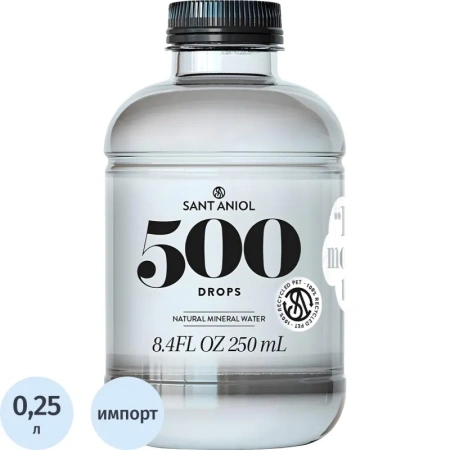 Вода минеральная Sant Aniol столовая негазированная 0.25 л
