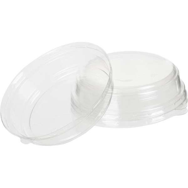 Крышка пластиковая купольная прозрачная диаметр 150 мм (300 штук в  упаковке)