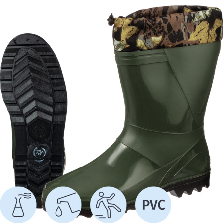 Сапоги рабочие мужские 141/01 ПВХ оливковые размер 43