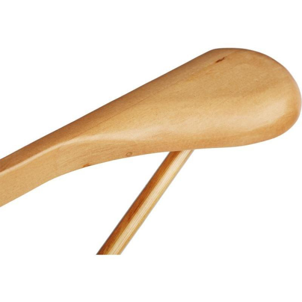 Вешалка-плечики анатомическая деревянная Attache с перекладиной (размер 50-52, клен)
