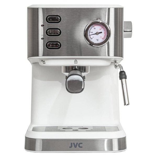 Кофеварка рожковая JVC JK-CF33 white