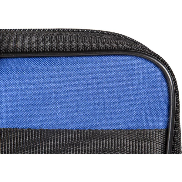 Папка-портфель тканевая Attache A4 синяя (365x40x270 мм, 1 отделение)