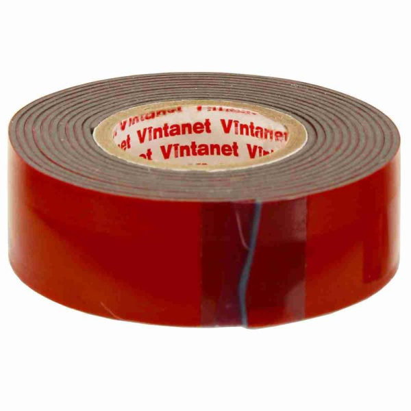 Клейкая лента двусторонняя монтажная Vintanet VN1146 черная 19 мм х 1.5  м