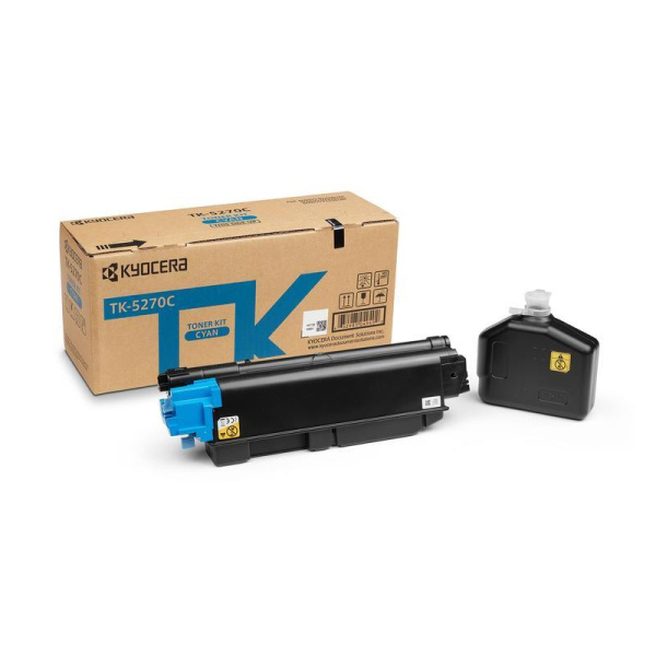 Тонер-картридж Kyocera TK-5270C голубой оригинальный